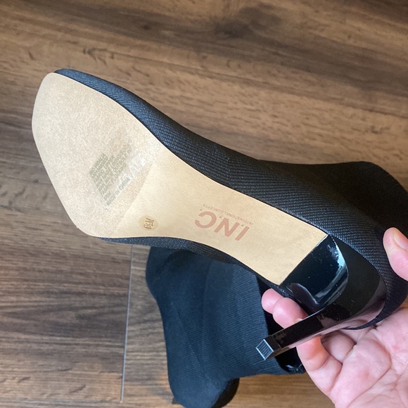 INC International Concepts Slip On High Heeled Boots - Picture 4 of 4